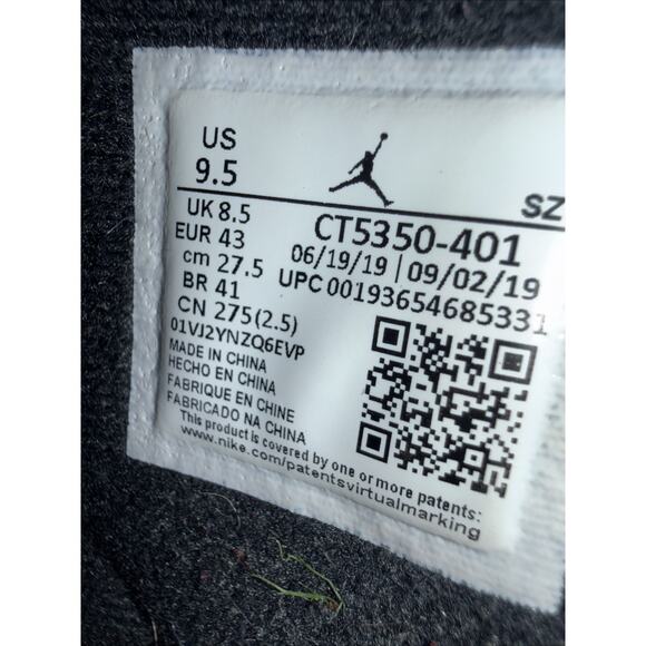 Preowned Air Jordan 6 Washed Denim SIZE 9.5 OG ALL main image 12
